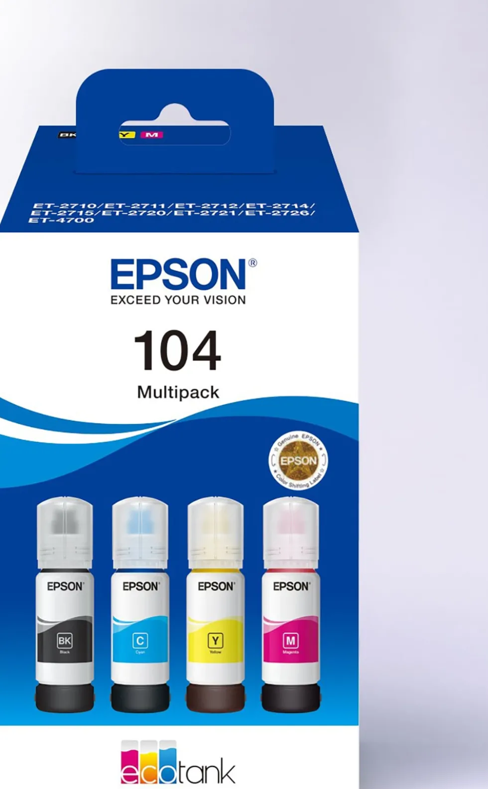 T104 EcoTank 4-colour Multipack
