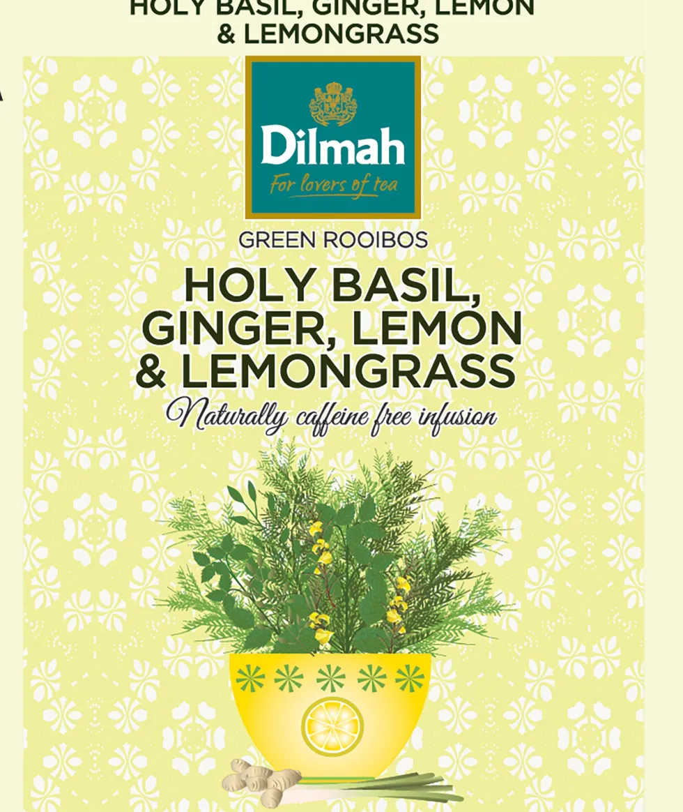 Te DILMAH Sort.låda örter 6 smaker 60/fp