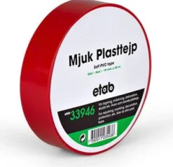 Tejp ETAB 33946 38mmx20m röd