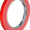 Tejp märk PVC 9mmx66m röd
