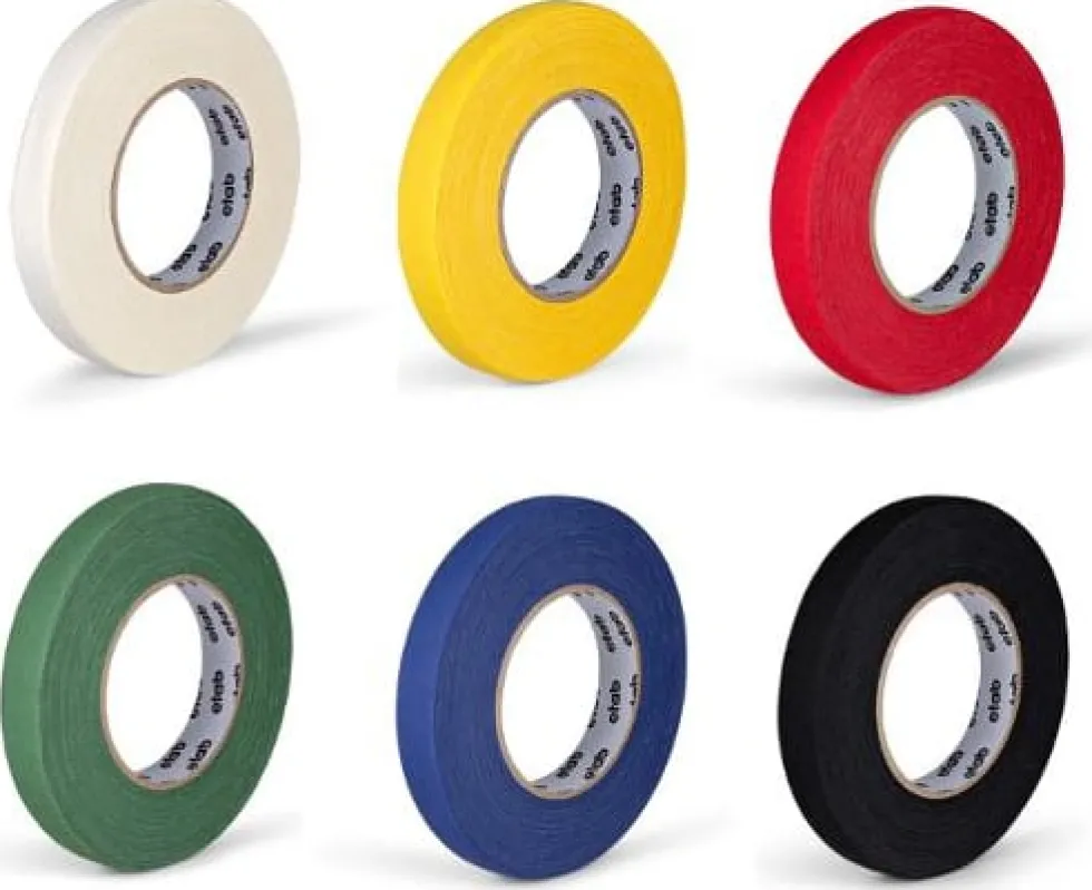 Tejp Textil Matt Vit, 19mm x 50m