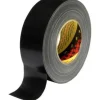 Tejp Textil Plastbelagd Svart, 50mm x 50m