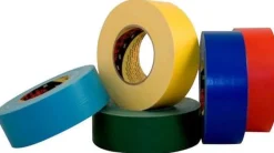 Tejp Textil Plastbelagd Svart, 50mm x 50m