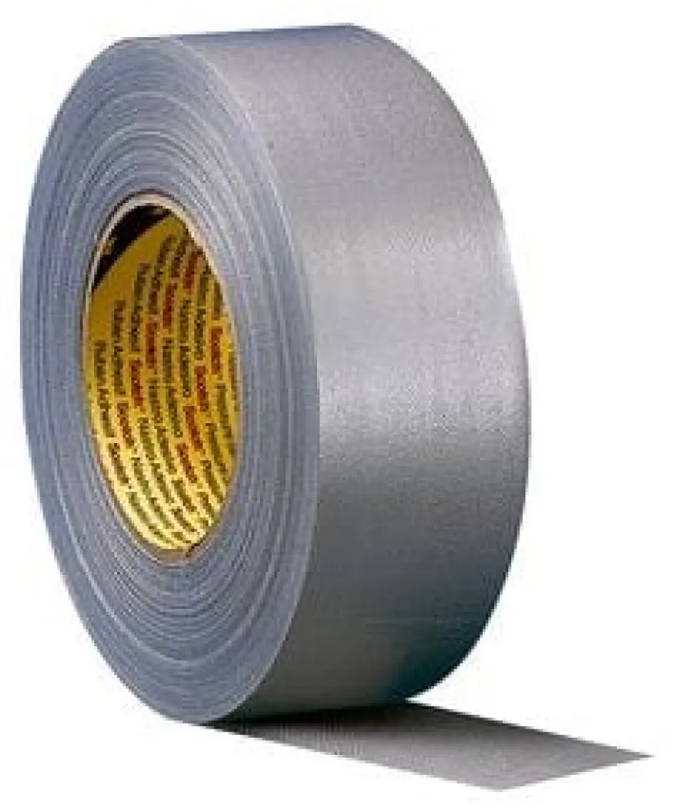 Tejp Textil Plastbelagd Svart, 50mm x 50m