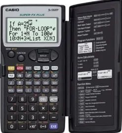Teknisk Räknare Casio FX-5800P, 142x73x1mm