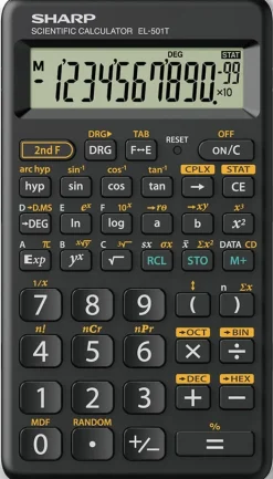Teknisk räknare SHARP EL-501TBWH