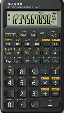Teknisk räknare SHARP EL-501TBWH