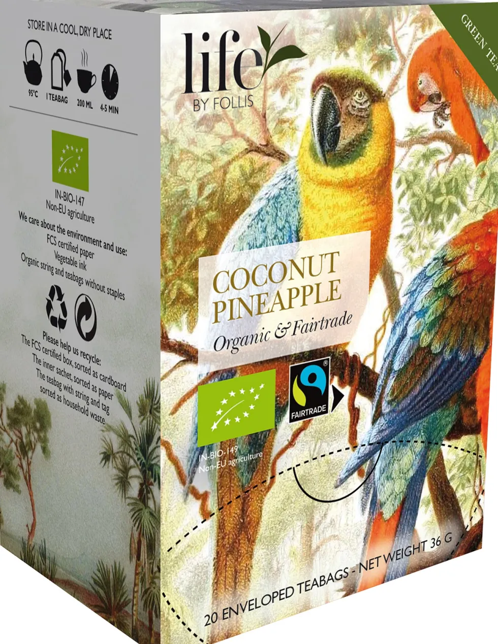 Te LIFE BY FOLLIS Kokos ananas 20/fp