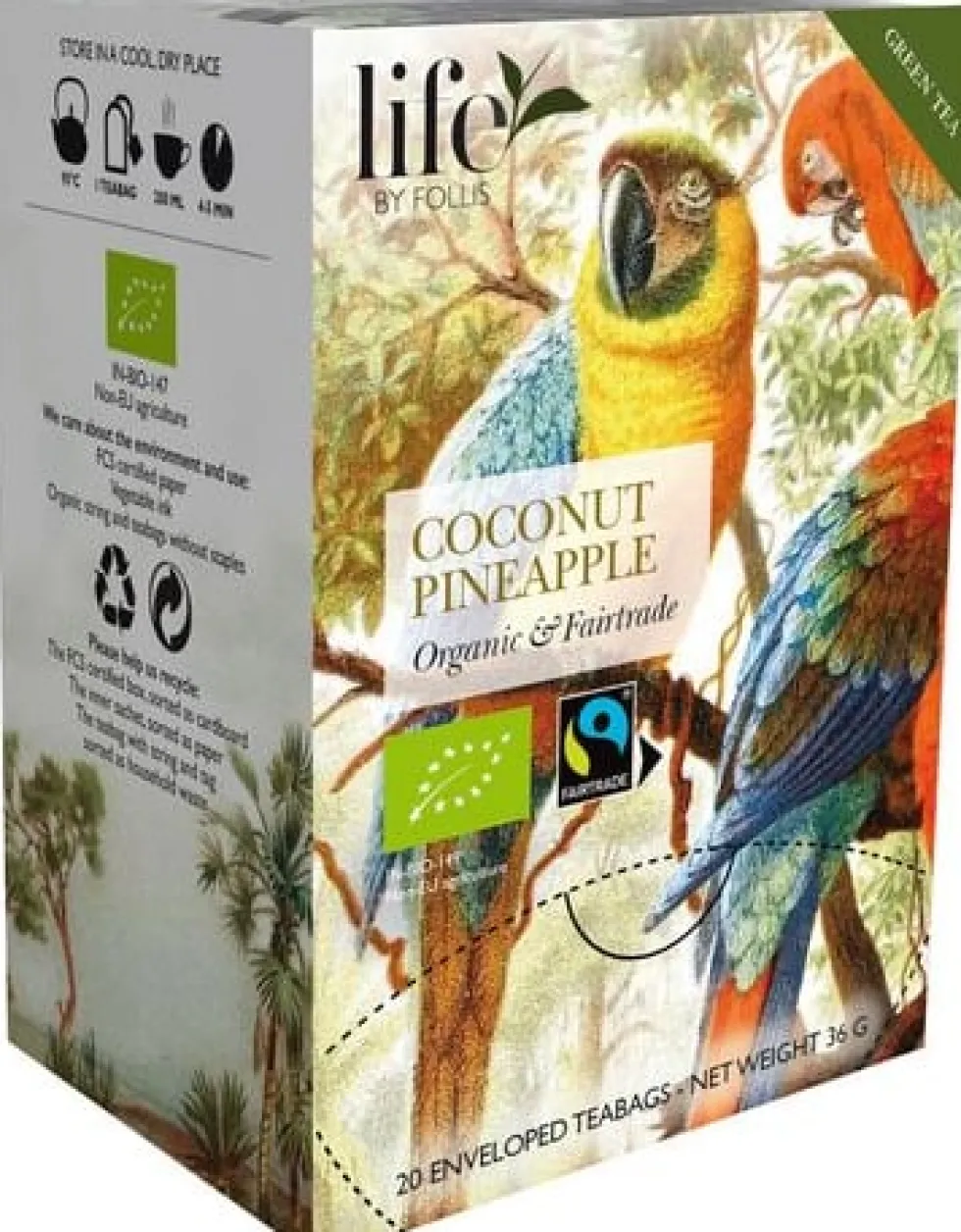 Te LIFE BY FOLLIS Kokos ananas 20/fp