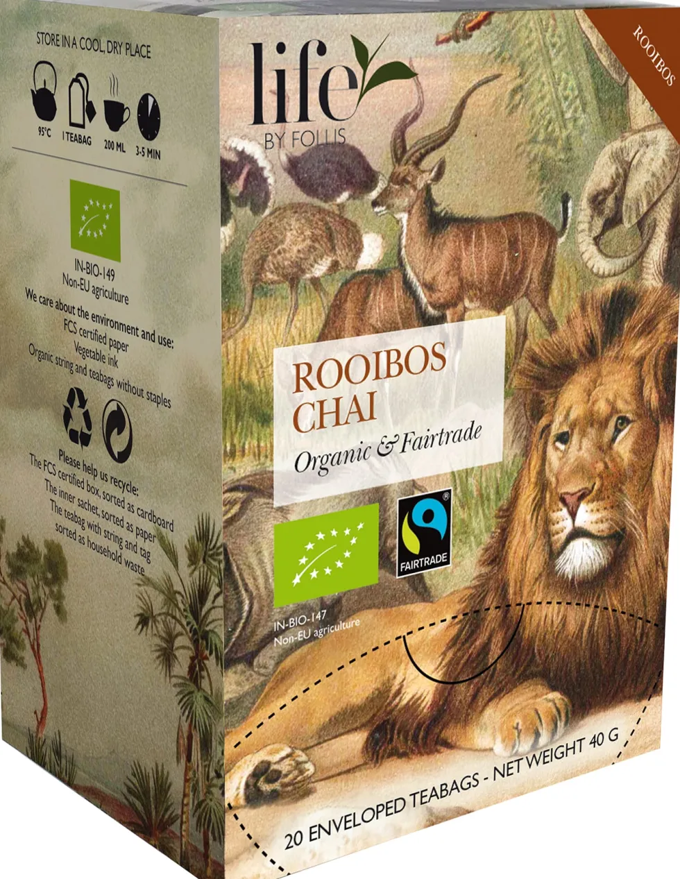Te LIFE BY FOLLIS Rooibos chai 20/fp