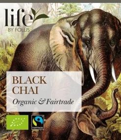 Te LIFE BY FOLLIS Svart chai 20/fp