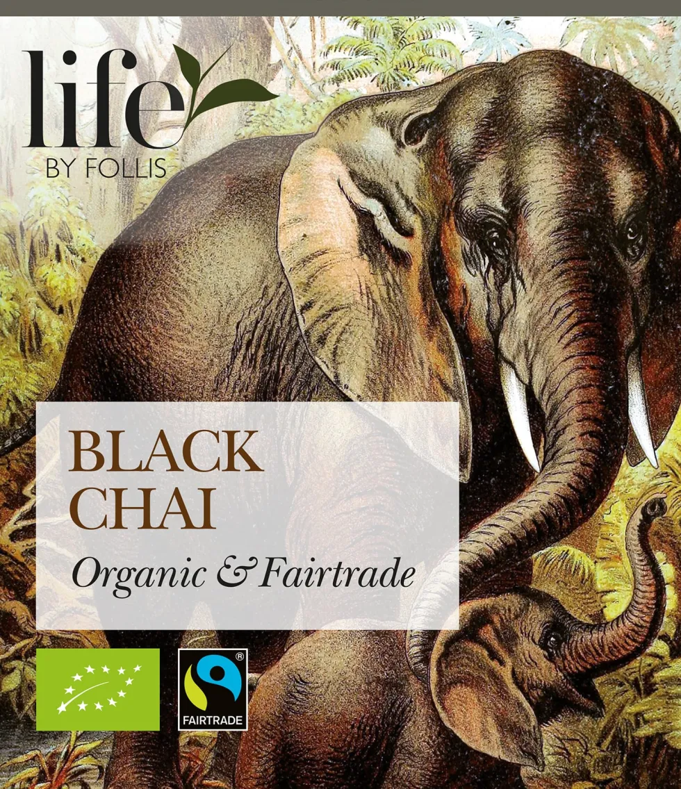 Te LIFE BY FOLLIS Svart chai 20/fp