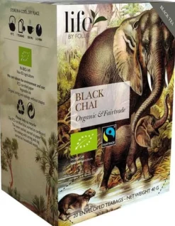 Te LIFE BY FOLLIS Svart chai 20/fp