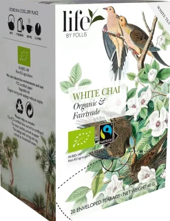 Te LIFE BY FOLLIS Vitt chai 20/fp