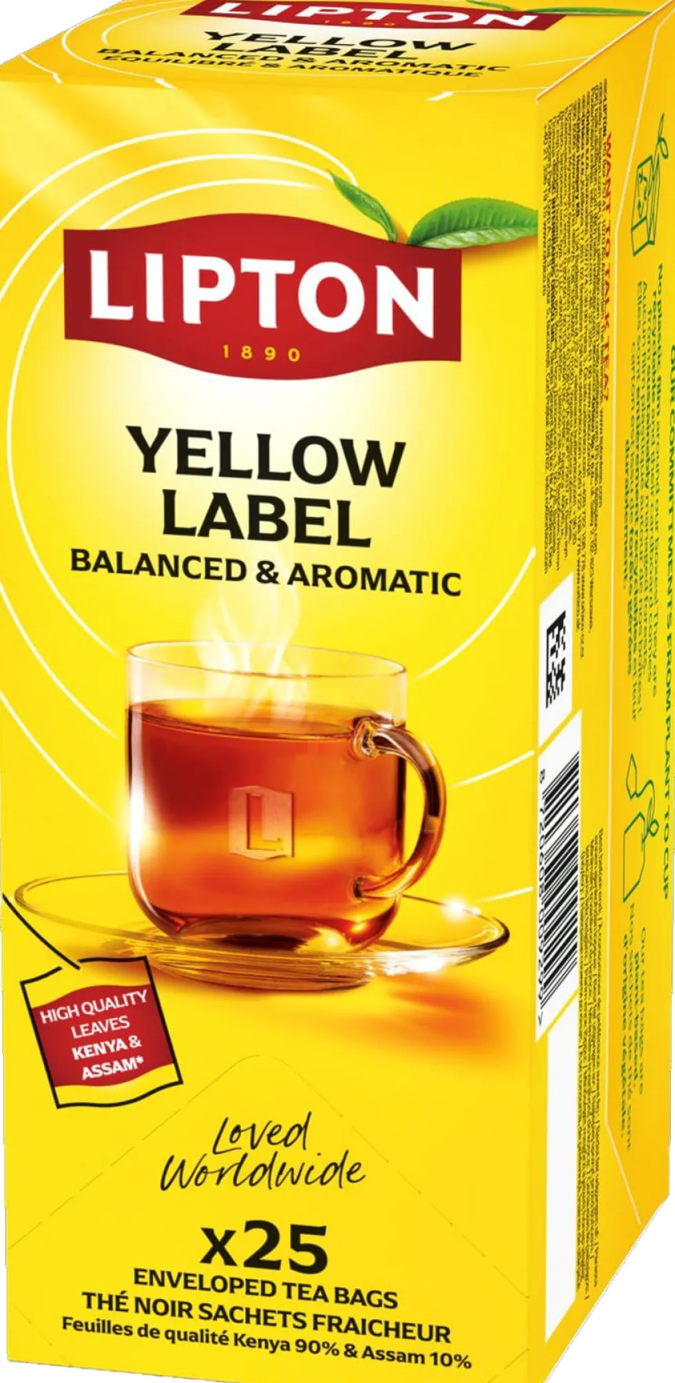 Te LIPTON påse Yellow Label 25/fp