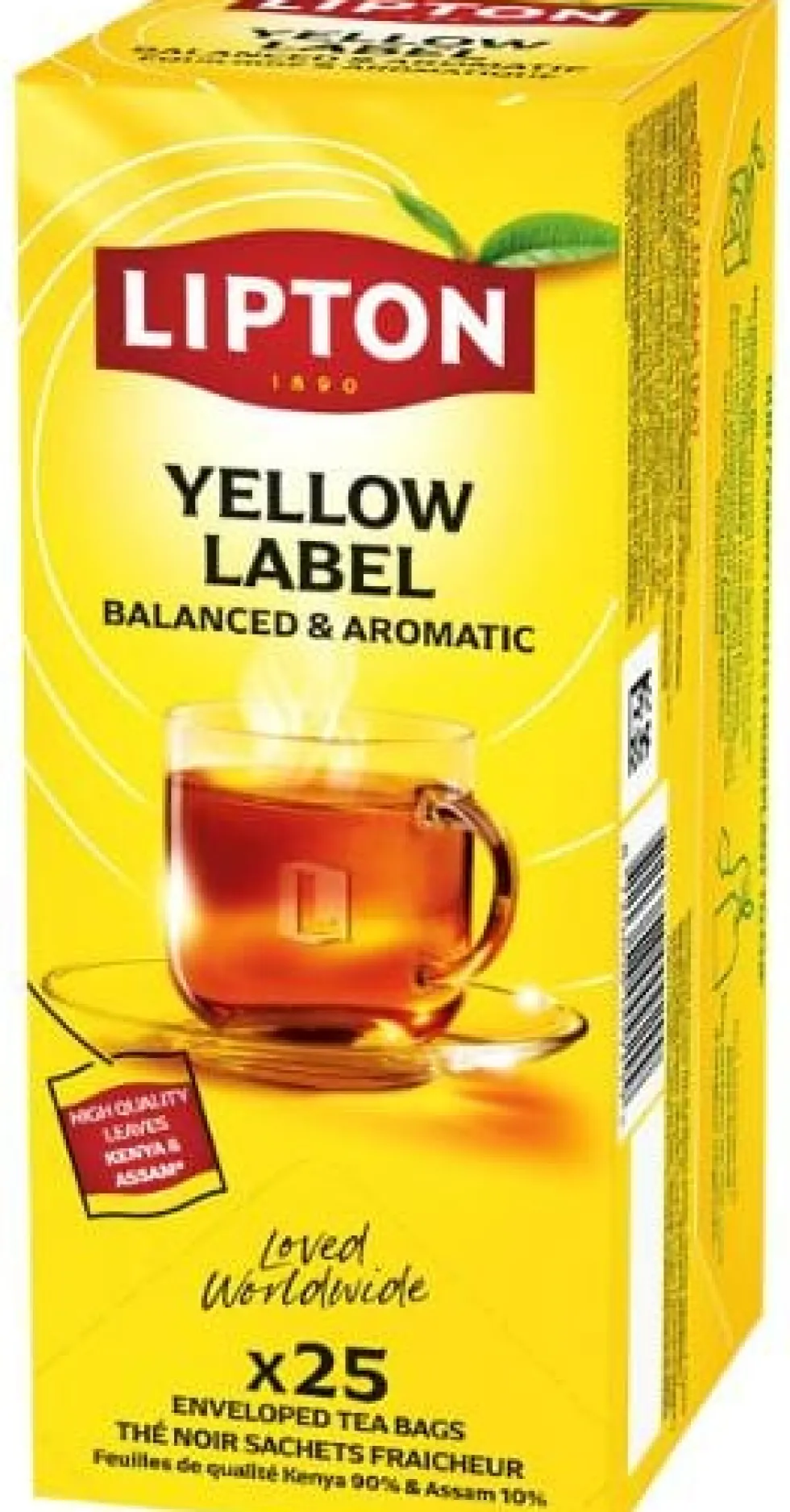Te LIPTON påse Yellow Label 25/fp