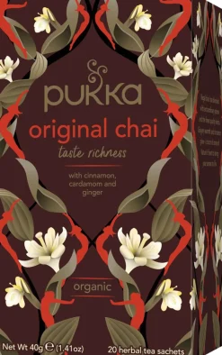 Te PUKKA Svart Original Chai 20/fp