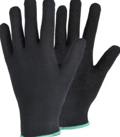 Textilhandske TEGERA 925 noppor svart 10