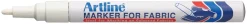 Textilpenna Artline EKC-1 Fabric vit