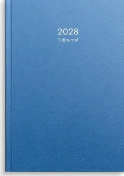Tidjournal 2028 blå