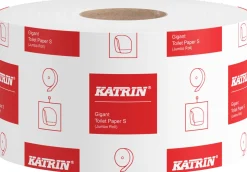 Toalettpapper KATRIN Basic Gigant S, 1-lager, 265m, 12/fp