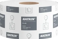 Toalettpapper KATRIN Plus Gigant S, 2-lager, 160m, 12/fp