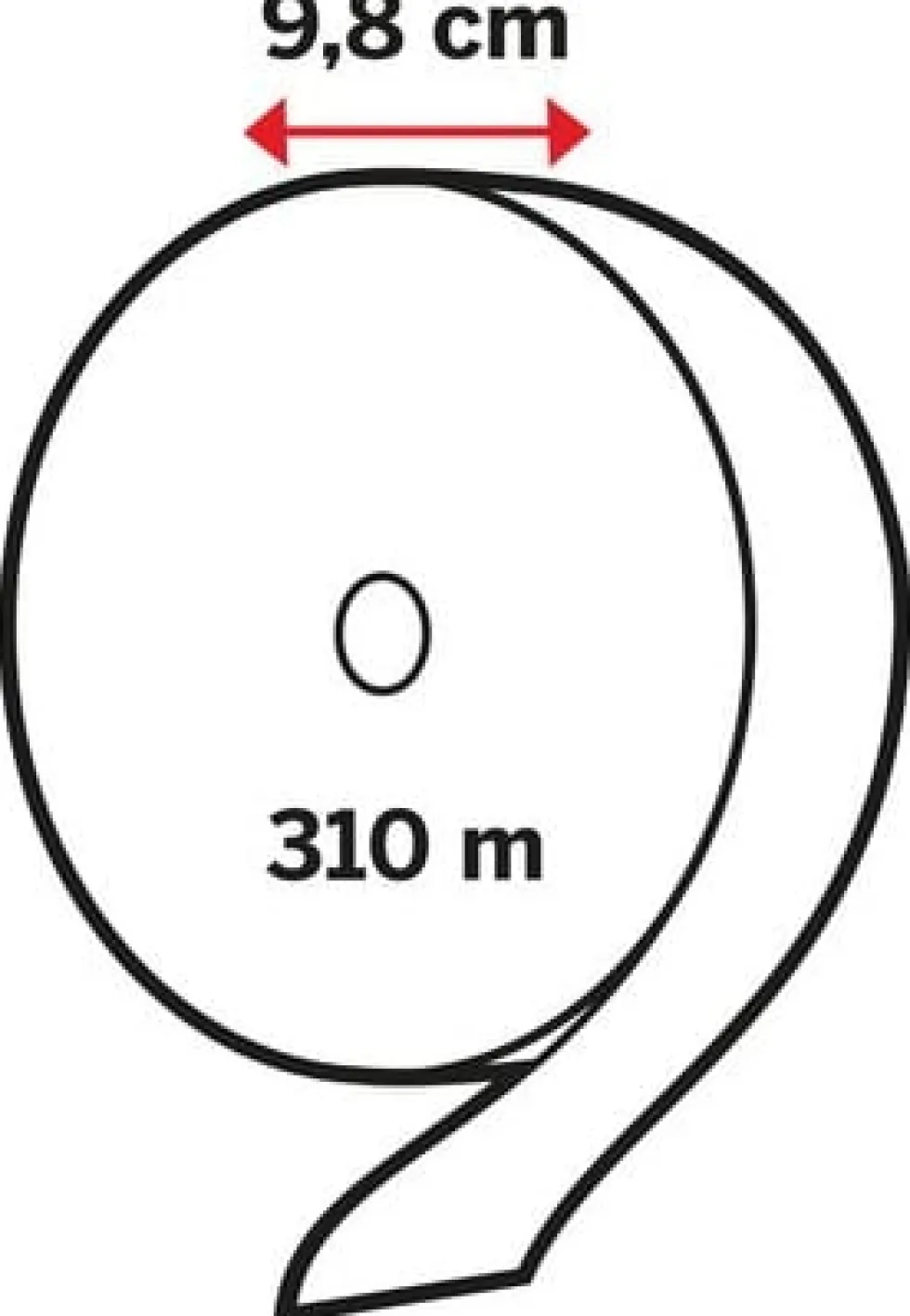 Toalettpapper KATRIN Plus Gigant M2, 2-lager, 310m, 6/fp