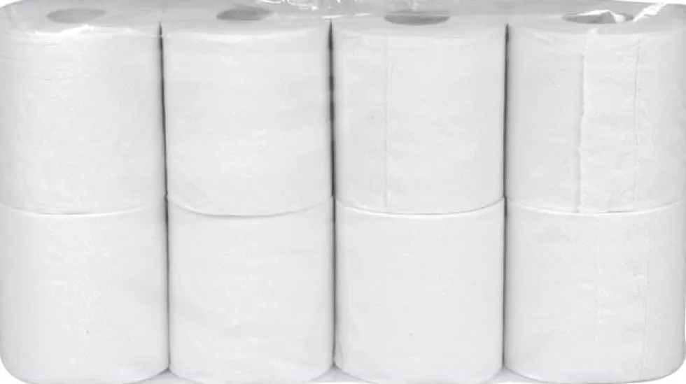 Toalettpapper 2-l vit retur 64/fp