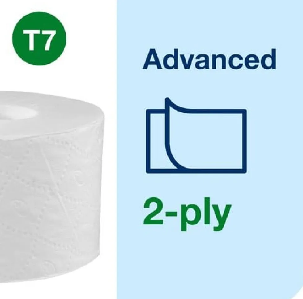 Toalettpapper TORK Adv T7 2-lag 24/krt