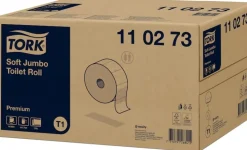 Toalettpapper TORK Jumbo Premium T1, 2-lag, soft, 6/FP