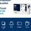 Toalettpapper TORK Premium T4, 2-lag, 50.4m, vit, 6/FP