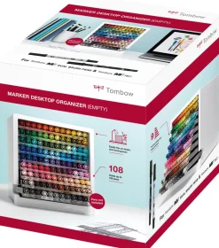 Tombow ABT Dual Brush marker desktop organizer (108)