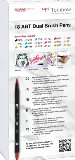 Tombow ABT Dual Brush 18P-2 Basic 2 (18)