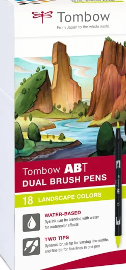 Tombow ABT Dual Brush 18P-6 Landscape carton (18)