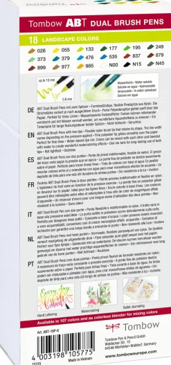 Tombow ABT Dual Brush 18P-6 Landscape carton (18)