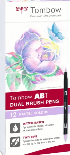 Tombow ABT Dual Brush 12P-2 Pastel (12)