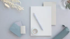 Tombow ballpoint pen MONO graph Lite smokey blue