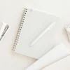 Tombow ballpoint pen MONO graph Lite smokey white