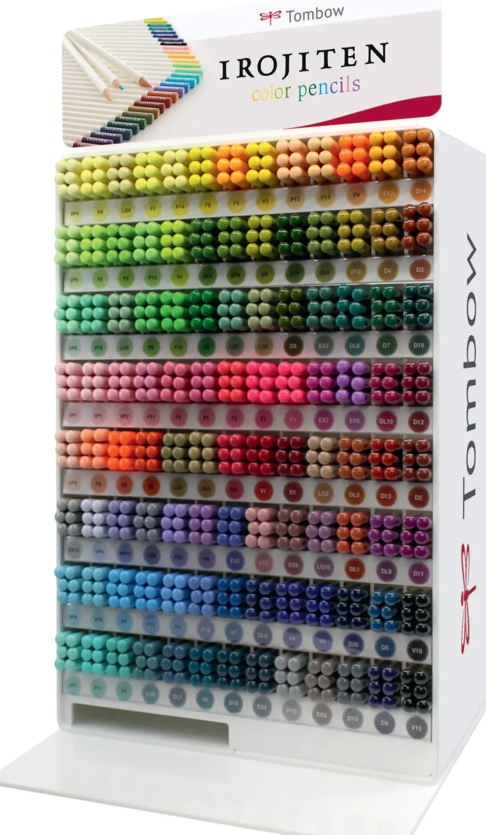 Tombow pencil Irojiten label kit for Modular display