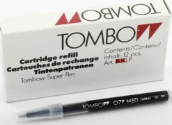 Tombow Rollerball patron ø1,0 mm svart