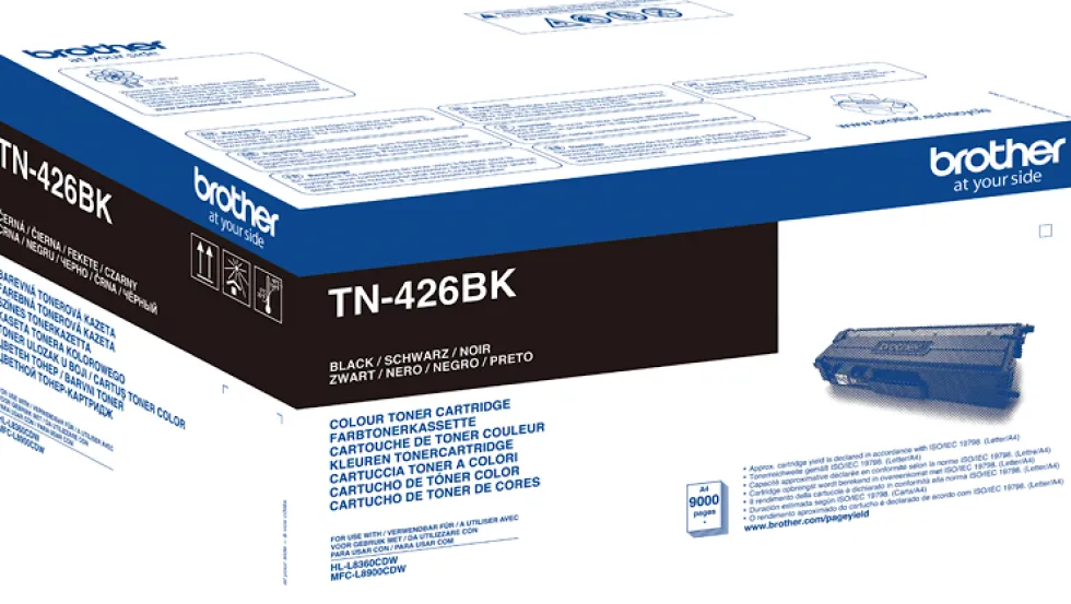 Toner BROTHER TB426BK Svart