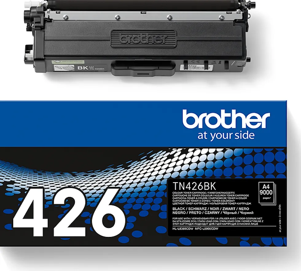 Toner BROTHER TB426BK Svart