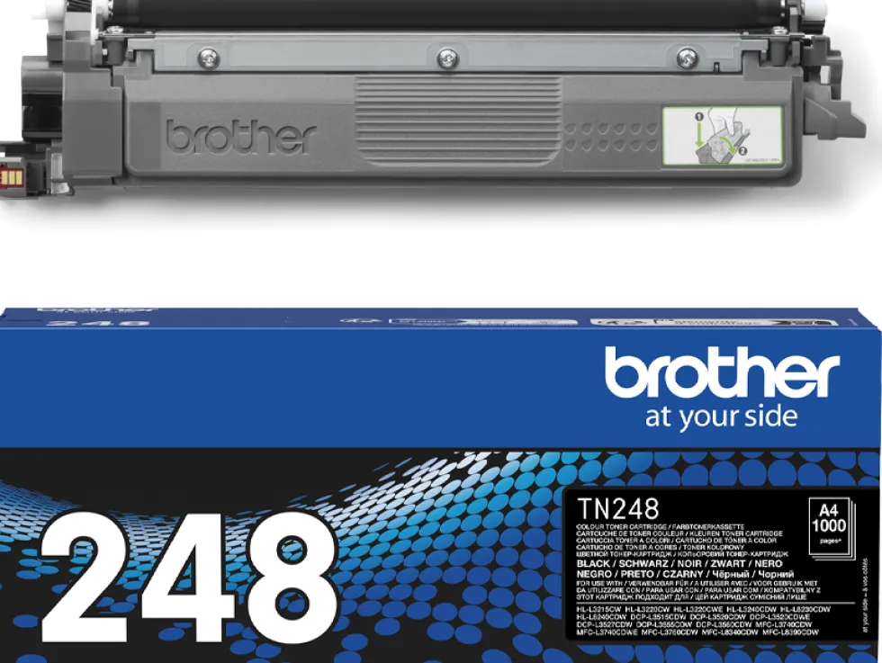 Toner BROTHER TN248BK 1K svart