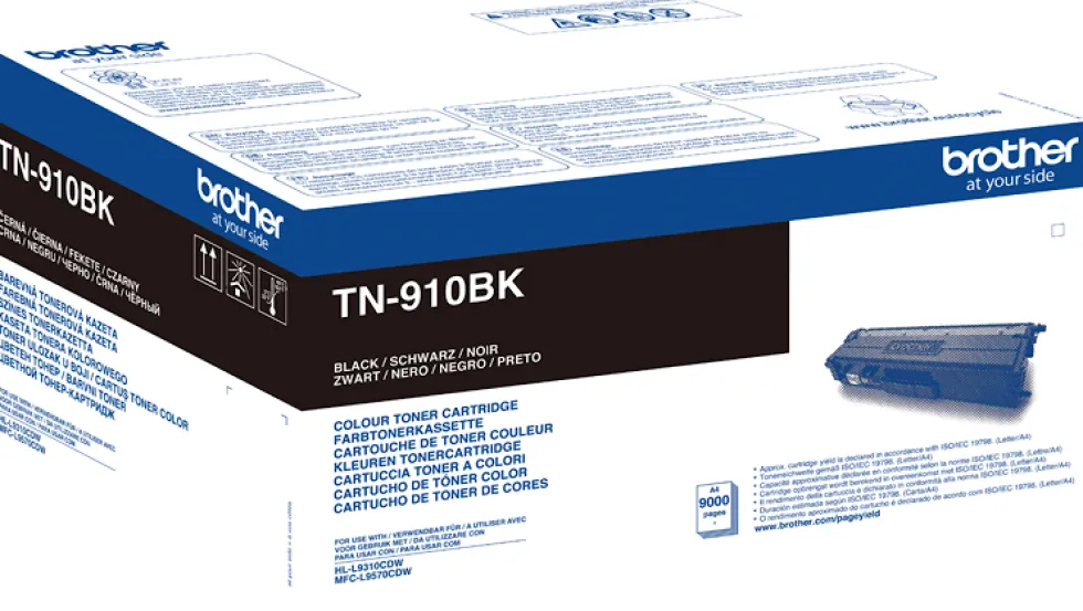 Toner BROTHER TN910BK Svart