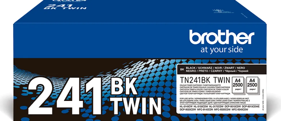 Toner BROTHER TN241BK 2x2,5K svart 2/fp