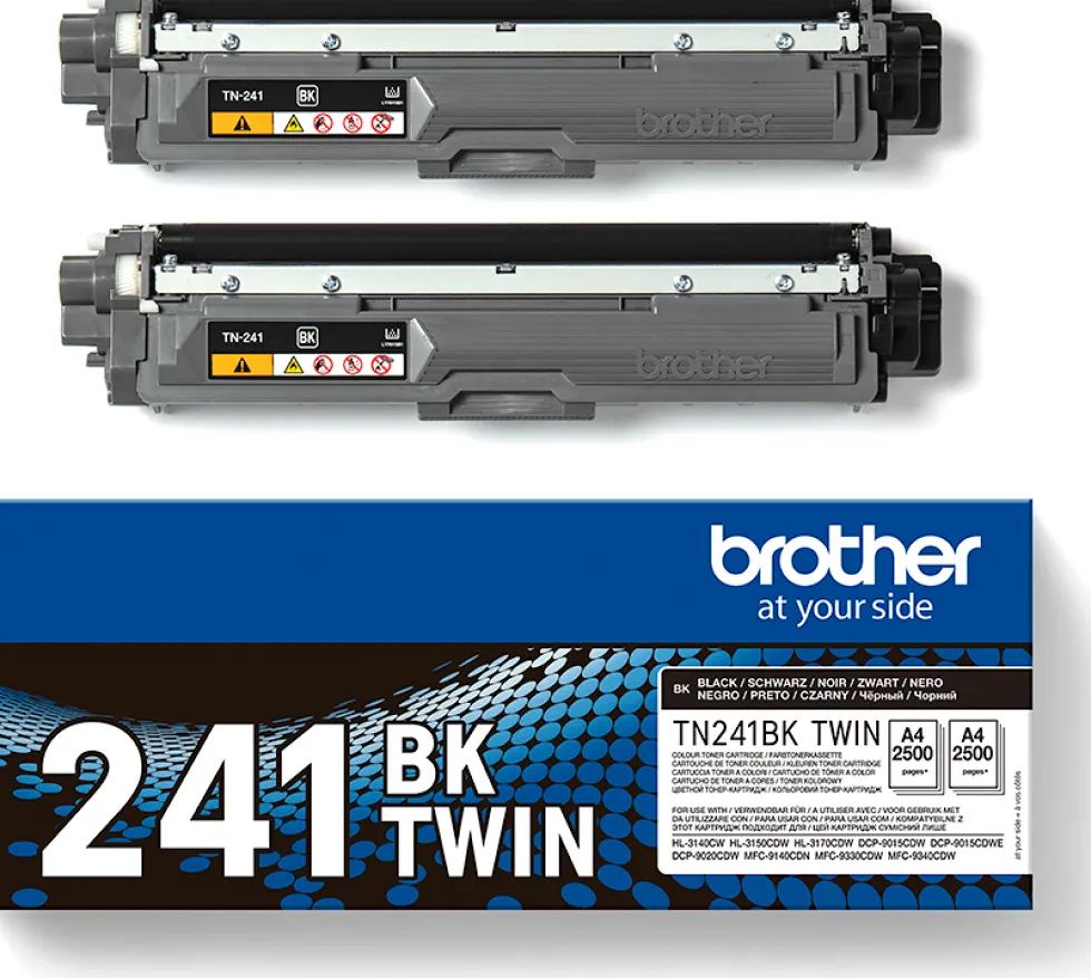 Toner BROTHER TN241BK 2x2,5K svart 2/fp