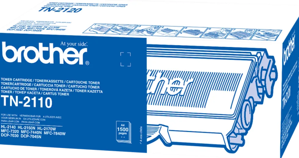 Toner BROTHER TN2110 1,5K svart