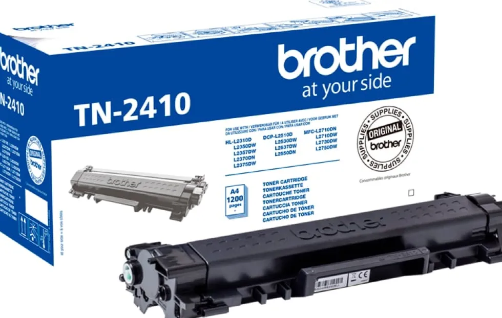 Toner BROTHER TN2410 Svart