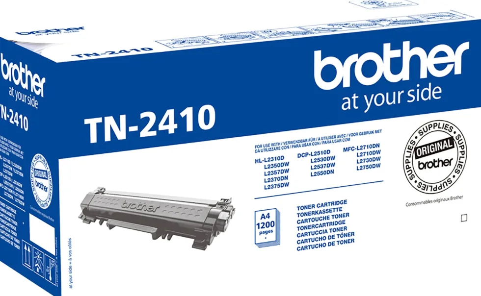 Toner BROTHER TN2410 Svart