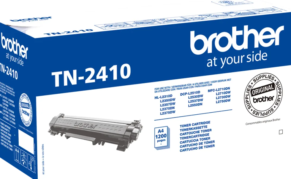 Toner BROTHER TN2410 Svart